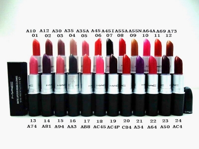MAC Matte Lipstick Rouge A Levres 3G 0.1Oz 24 Colors Whole set